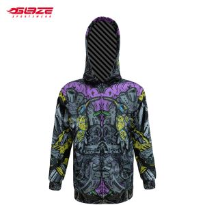 Felpa con cappuccio pullover grafica OEM con tasca